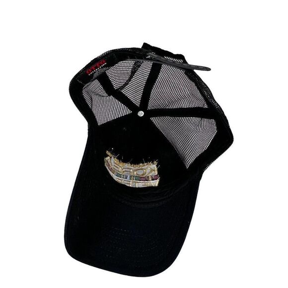 Korea Veteran Adult Adjustable Black Strapback Embroidered Cap Lake County FL - Picture 3 of 4